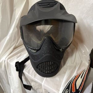 Black Tactical Paintball Mask